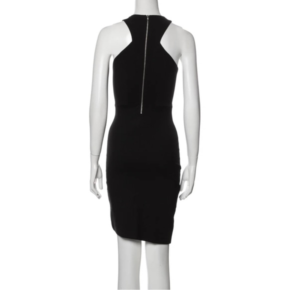 Helmut Lang Sheath Dress w/ Asymmetrical Hem - Picture 3 of 6